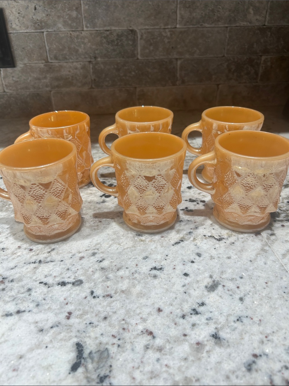 Vintage Anchor Hocking- Fire King set of 6